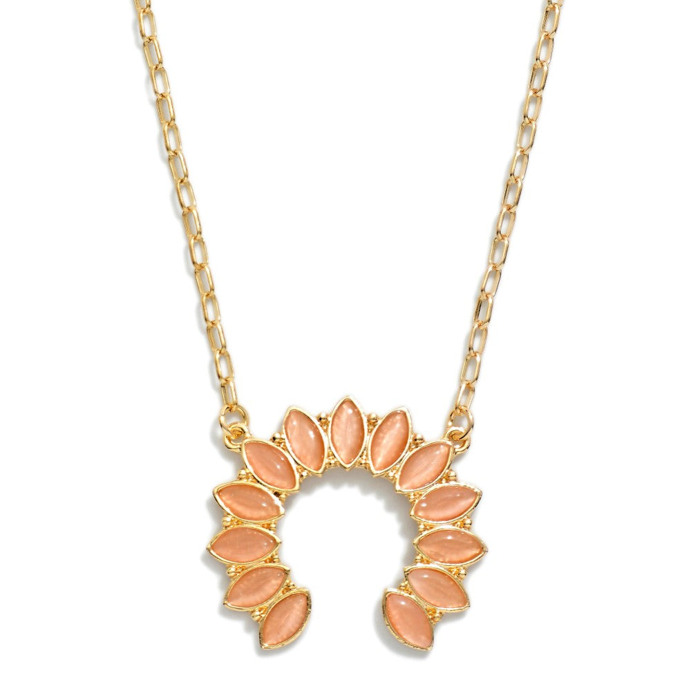 Upside Down Crescent Necklace