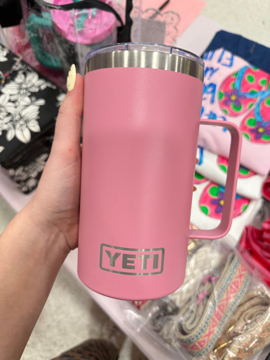 24oz Pink Yeti Cup